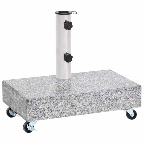 Berkfield Umbrella Base Light Grey 45x25x8.3 cm Granite 1