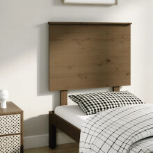 Berkfield Bed Headboard Honey Brown 79x6x82.5 cm Solid Wood Pine