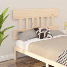 Berkfield Bed Headboard 143.5x3x81 cm Solid Wood Pine