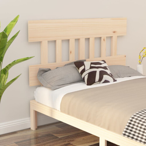 Berkfield Bed Headboard 143.5x3x81 cm Solid Wood Pine