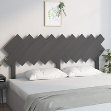 Berkfield Bed Headboard Grey 178x3x80.5 cm Solid Wood Pine