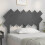 Berkfield Bed Headboard Grey 122.5x3x80.5 cm Solid Wood Pine 1