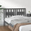 Berkfield Bed Headboard Grey 125.5x4x100 cm Solid Wood Pine 1