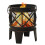 Berkfield Rustic Fire Pit with Poker Œ¶42x54 cm Steel 9