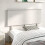 Berkfield Bed Headboard White 144x6x82.5 cm Solid Wood Pine 1