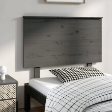 Berkfield Bed Headboard Grey 104x6x82.5 cm Solid Wood Pine