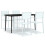 Berkfield 5 Piece Garden Dining Set White 2