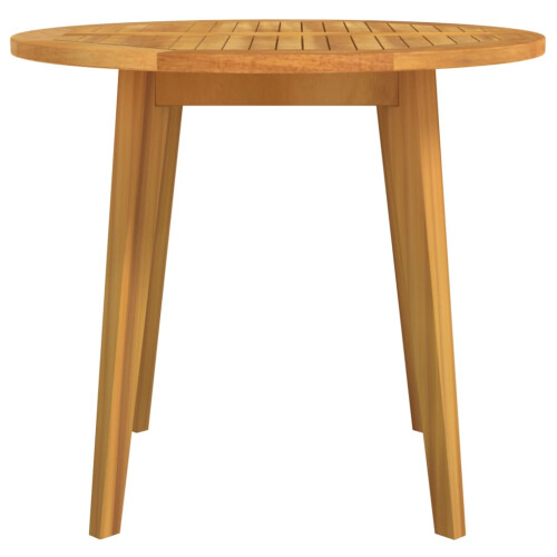 Berkfield Garden Table ò85x75 cm Solid Wood Acacia 2
