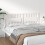 Berkfield Bed Headboard White 165.5x4x100 cm Solid Wood Pine 1