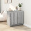 Berkfield Sideboard Grey Sonoma 80x40x75 cm Engineered Wood 1