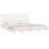 Berkfield Bed Frame without Mattress White 180x200 cm Super King Solid Wood Pine 4