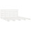 Berkfield Bed Frame without Mattress White 180x200 cm Super King Solid Wood Pine 5