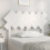 Berkfield Bed Headboard White 122.5x3x80.5 cm Solid Wood Pine 1