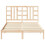 Berkfield Bed Frame without Mattress 135x190 cm Double Solid Wood 5