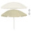 Berkfield Beach Parasol Sand Yellow 240 cm 2