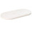 Berkfield Table Top White 70x35x2.5 cm Solid Wood Pine Oval 1