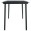 Berkfield 5 Piece Garden Dining Set Black 5