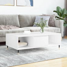 Berkfield Coffee Table White 104x60x35 cm Engineered Wood