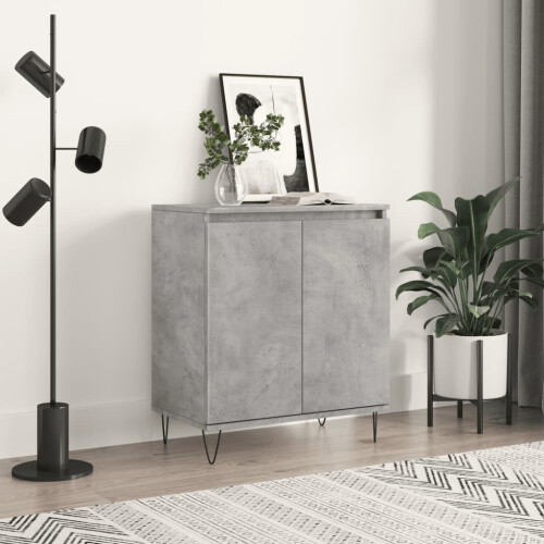 Berkfield Sideboard Concrete Grey 60x35x70 cm Engineered Wood