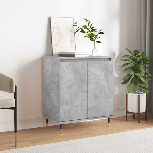 Berkfield Sideboard Concrete Grey 60x35x70 cm Engineered Wood
