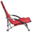 Berkfield Folding Beach Chairs 2 pcs Red Fabric 4