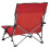 Berkfield Folding Beach Chairs 2 pcs Red Fabric 5