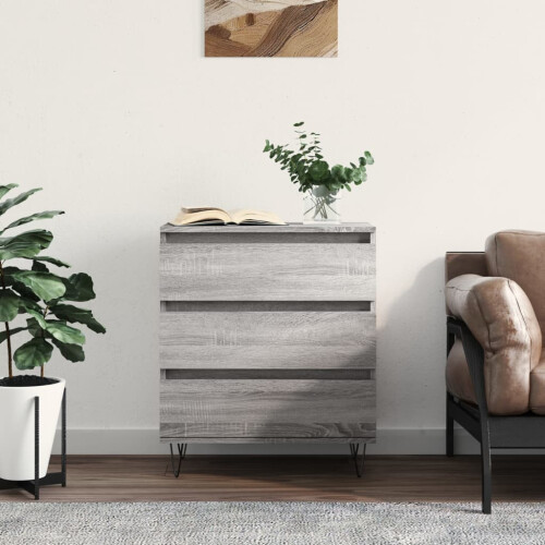 Berkfield Sideboard Grey Sonoma 60x35x70 cm Engineered Wood