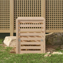 Berkfield Composter 63.5x63.5x77.5 cm Solid Wood Pine