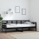 Berkfield Day Bed without Mattress Black Solid Wood Pine 80x200 cm 1