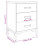 Berkfield Bedside Cabinets 2 pcs Black 40x30x55 cm Solid Wood Pine 11