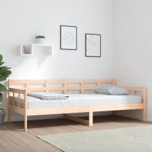 Berkfield Day Bed without Mattress Solid Wood Pine 90x200 cm