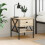 Berkfield Bedside Table Sonoma Oak 40x42x45 cm Engineered Wood 1