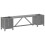 Berkfield Garden Bench with 2 Planters 150cm Solid Acacia Wood Grey 2