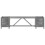 Berkfield Garden Bench with 2 Planters 150cm Solid Acacia Wood Grey 4