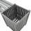 Berkfield Garden Bench with 2 Planters 150cm Solid Acacia Wood Grey 6