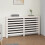 Berkfield Radiator Cover White 153x19x84 cm Solid Wood Pine 1