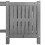 Berkfield Garden Bench with 2 Planters 150cm Solid Acacia Wood Grey 7