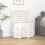 Berkfield Storage Box White 58x40.5x42 cm Solid Wood Pine 1