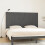 Berkfield Wall Headboard Grey 204x3x110 cm Solid Wood Pine 1