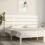 Berkfield Headboard White 160x3x80 cm Solid Wood Pine 1