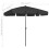 Berkfield Beach Parasol Black 200x125 cm 8