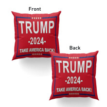 Trump „Make America Great Again“-Kissenbezug (50 x 50 cm) – Dekorativer Kissenbezug für Wohnzimmer, Couch und Zuhause