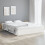 Berkfield Bed Frame without Mattress White Solid Wood 150x200 cm King Size King Size 1