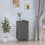 Berkfield Sideboard Grey 34x40x75 cm Solid Wood Pine 1