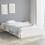 Berkfield Bed Frame without Mattress White Solid Wood 90x200 cm 1