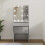 Berkfield Dressing Table with LED Grey Sonoma 60x40x140 cm 1
