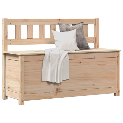 Berkfield Bench 110x41x76.5 cm Solid Wood Pine