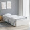 Berkfield Bed Frame without Mattress White Solid Wood 90x190 cm Single Single 1