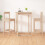 Berkfield Bar Chairs 2 pcs 40x41.5x112 cm Solid Wood Pine 1