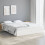 Berkfield Bed Frame without Mattress White Solid Wood 135x190 cm Double Double 1